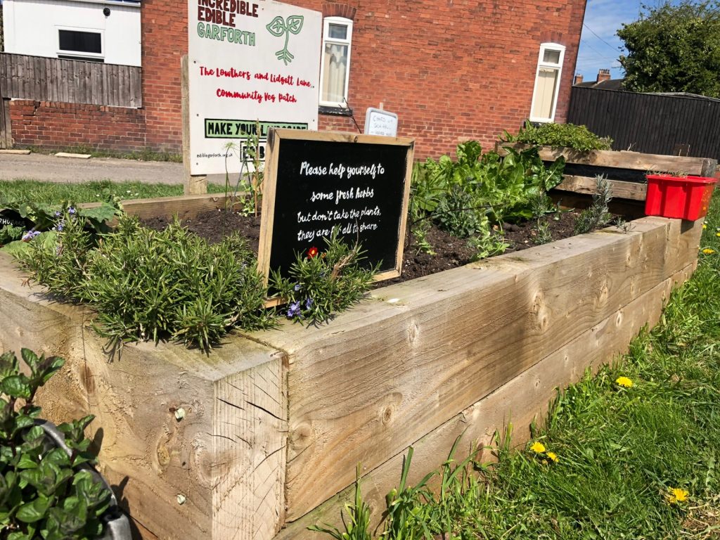 Garforth Lowthers Lidgett Lane Bed Incredible Edible Leeds